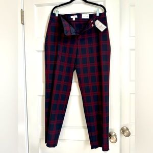New Charter Club size 14 plaid ankle pants